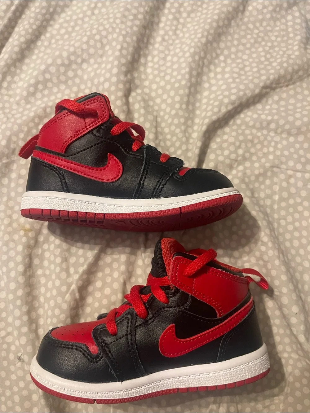 Toddler Jordan 1 High Top OG “Bred” Shoes
